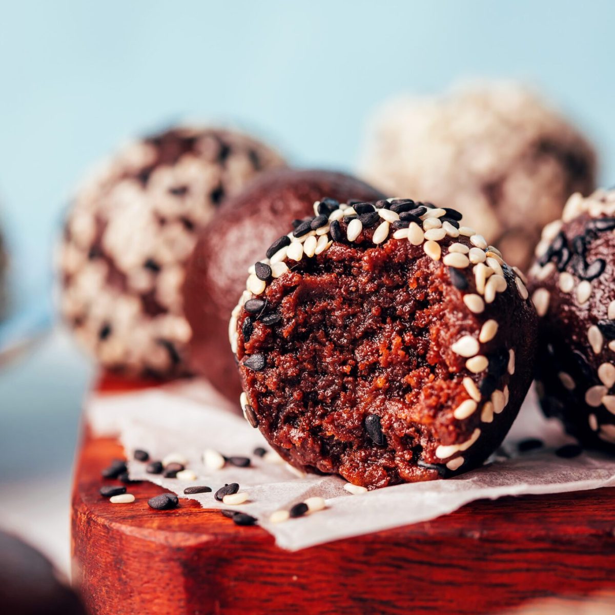 trufas cacao tahini