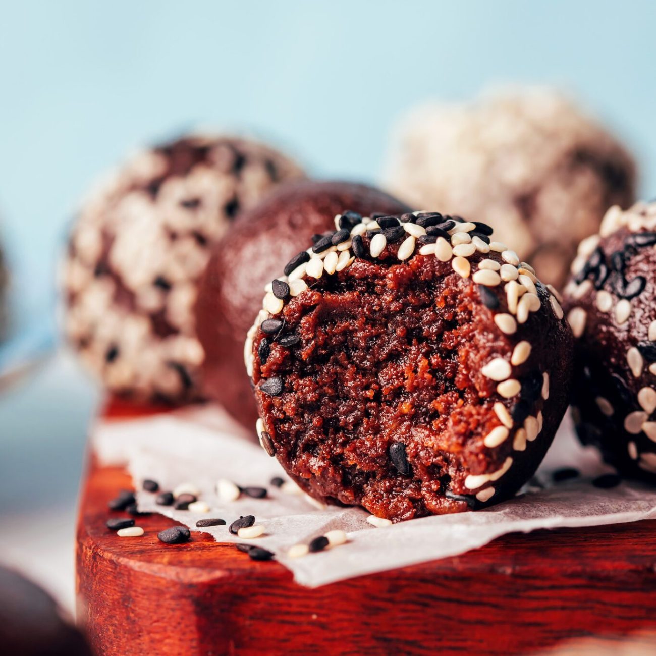 trufas cacao tahini