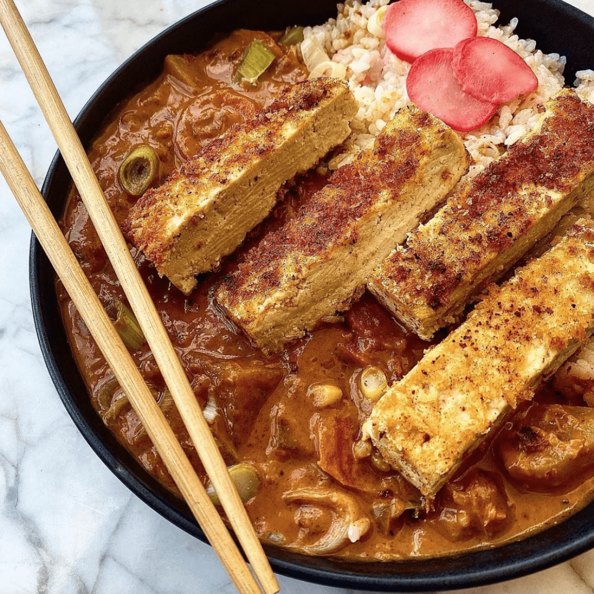 Vegan Katsu curry