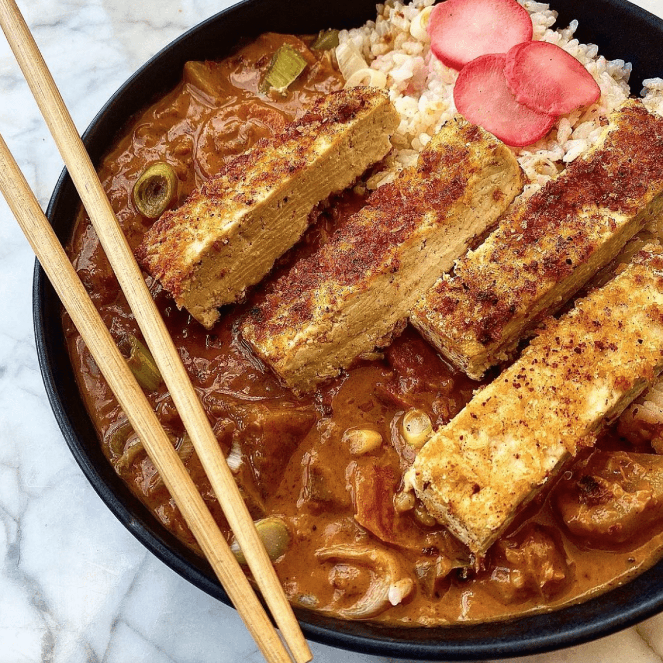 Vegan Katsu curry