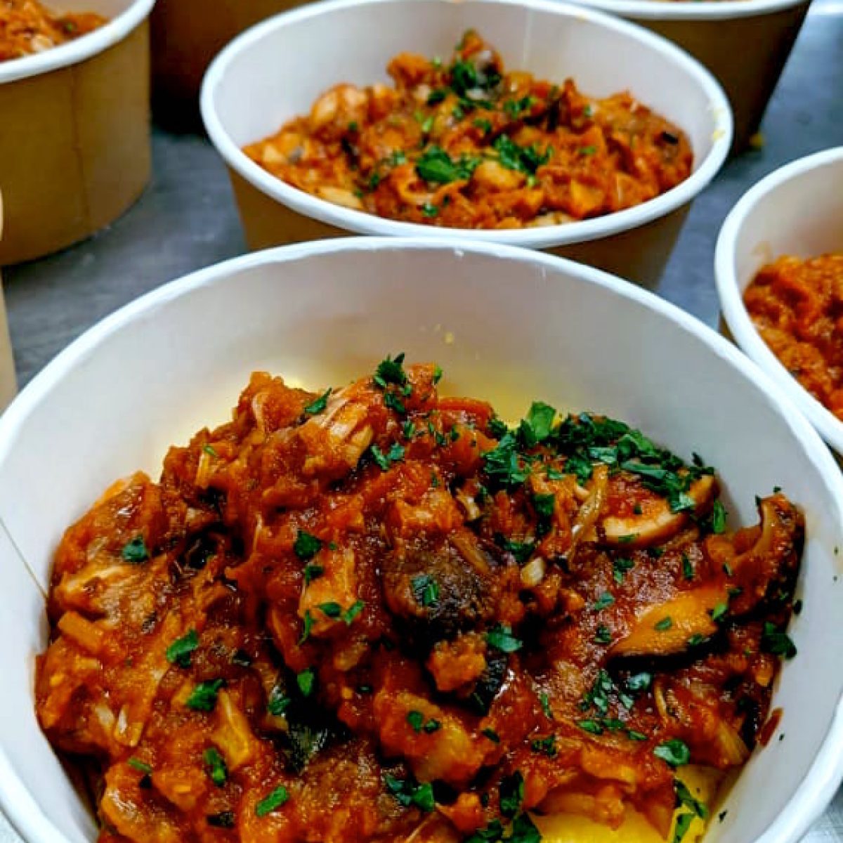 Vegan Goulash & Polenta