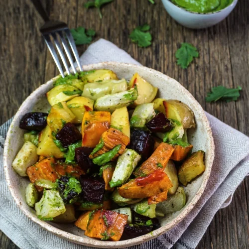 Verduras-asadas-con-chimichurri